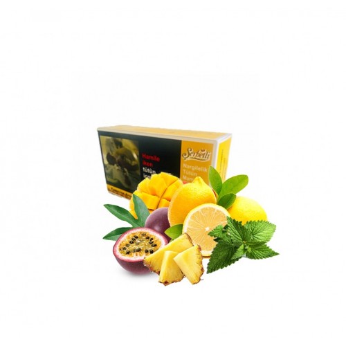 Тютюн Serbetli Lemon Mango Pineapple Passion Fruit Mint (Лимон Манго Ананас Маракуйя М'ята) 500 гр