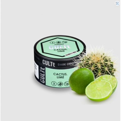 Табак CULTt Strong DS03 Cactus Lime (Кактус Лайм) 100 гр