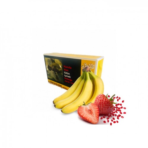 Тютюн Serbetli Strawberry Grenadine (Банан Полуниця Гранат) 500 гр