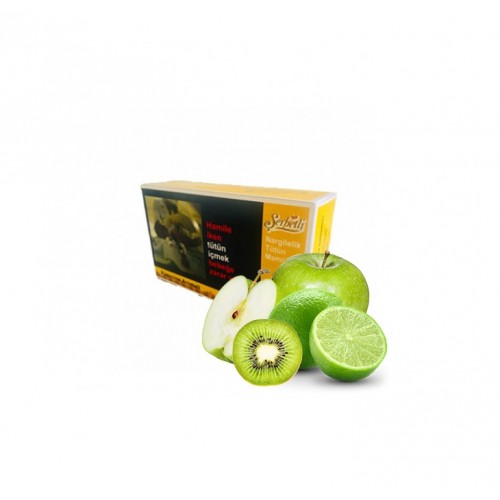 Тютюн Serbetli Green Apple Kiwi Lime (Яблуко Ківі Лайм) 500 гр