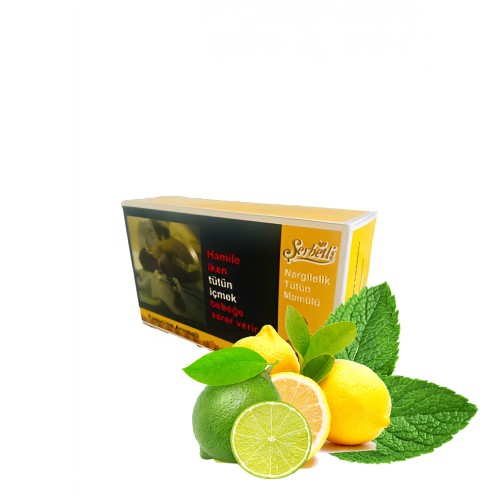 Тютюн Serbetli Lemon Lime Mint (Лимон Лайм М'ята) 500 гр