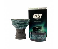 Чаша глиняна 4:20 Bowls Uranum Northern Lights + тютюн в подарунок Northern Ice Cream 25 гр