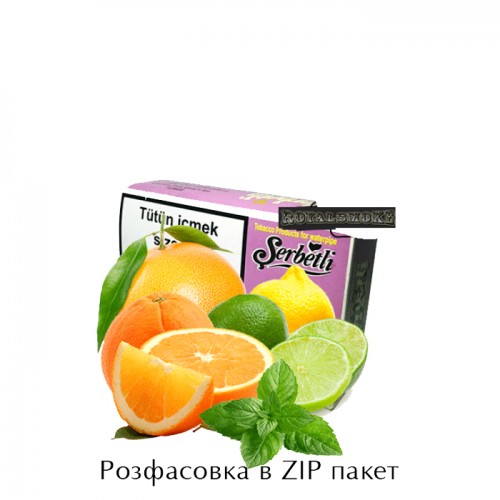 Табак Serbetli Ice Citrus Mint (Щербетли Цитрус Мята Лёд) 100 грамм