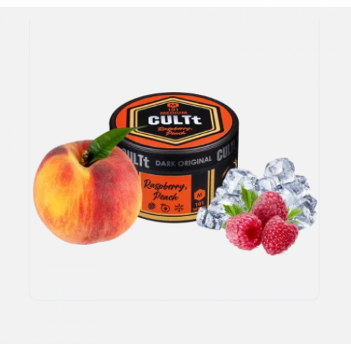 Табак CULTt Medium M101 Raspberry Peach (Малина Персик) 100 гр