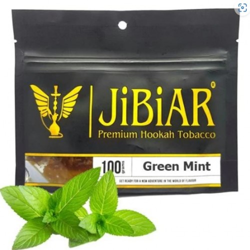 Тютюн Jibiar Green Mint (Зелена М'ята) 100 гр