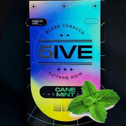 Тютюн 5IVE Medium Line Cane Mint (М'ята) 250 гр