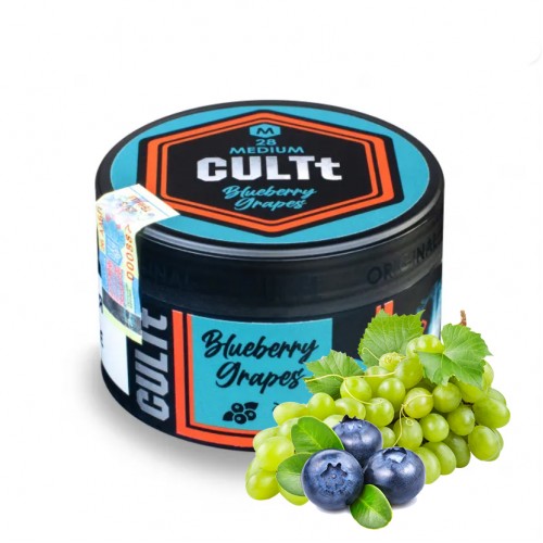 Табак CULTt Medium M28 Blueberry Grapes (Черника Виноград) 100 гр