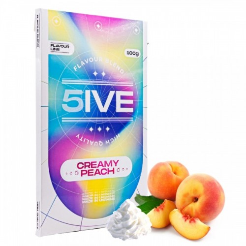 Тютюн 5IVE FlyOver Tea Line Creamy Peach (Персиковий Крем) 100 гр