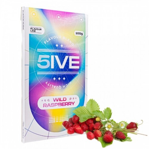 Тютюн 5IVE FlyOver Tea Line Wild Raspberry (Лісова Малина) 100 гр