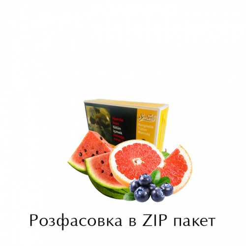 Тютюн Serbetli Blueberry Grapefruit Watermelon (Чорниця Грейпфрут Кавун) 100 гр
