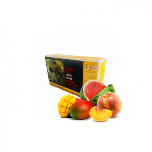 Тютюн Serbetli Mango Peach Watermelon (Манго Персик Кавун) 500 гр