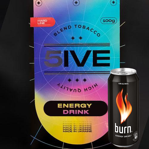 Тютюн 5IVE Hard Line Energy Drink (Енергетик) 100 гр