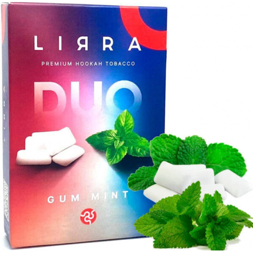 Тютюн Lirra Gum Mint (Жвачка М'ята) 50 гр