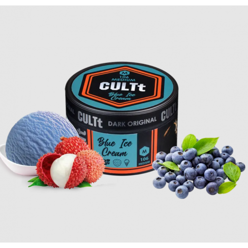 Табак CULTt Medium M106 Blue Ice Cream (Черника Личи Мороженое) 100 гр