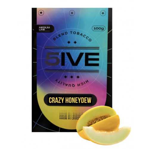 Тютюн 5IVE Medium Line Crazy Honeydew (Медова Диня) 100 гр 