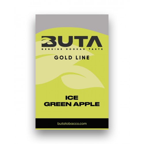 Купити тютюн для кальяну Buta Ice Green Apple Gold Line 50гр
