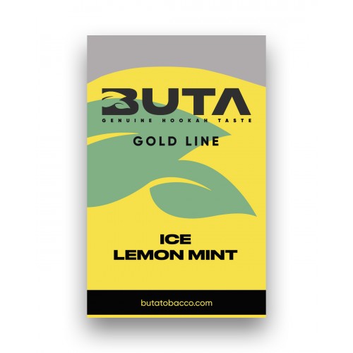Табак Buta Ice Lemon Mint Gold Line (Лимон Мята Лед) 50 гр 