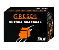 Уголь ореховый Gresco (Греско 36 шт.) 25х25 0,5 кг 