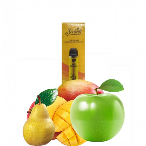 Електронна сигарета Serbetli Apple Mango Pear (Яблоко Манго Груша) 1200/2%