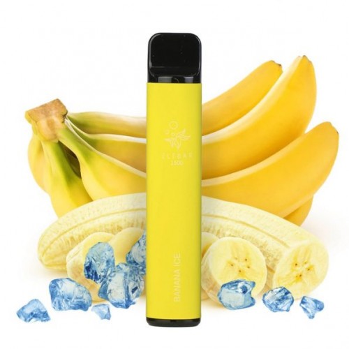 Elf Bar 1500 Banana Ice (Банан Лiд) 50мг - Одноразова Pod система Ельф Бар