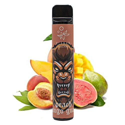 Elf Bar Lux 1500 Peach Mango Guava (Персик Манго Гуава) 50мг - Одноразова Pod система Ельф Бар