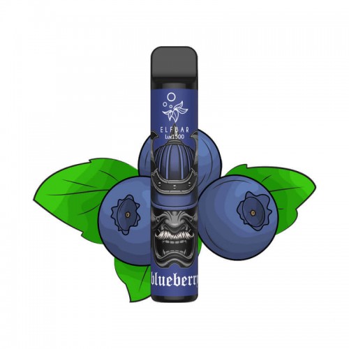 Elf Bar Lux 1500 Blueberry (Черника) 50мг - Одноразовая Pod система Эльф Бар