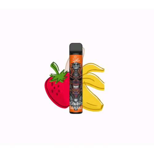 Elf Bar Lux 1500 Strawberry Banana (Полуниця Банан) 50мг - Одноразова Pod система Ельф Бар