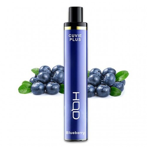 Електронна сигарета HQD Cuvie Plus - Blueberry (Чорниця) 1200/20 мг (2%)