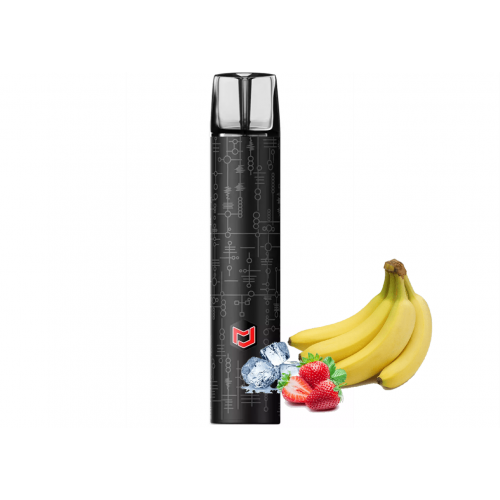 Электронная сигарета Jomo W4 Strawberry Banana Ice 5% 1600