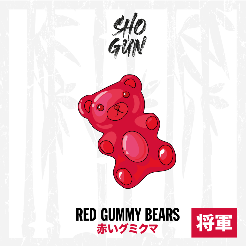 Тютюн Shogun Red Gummi Bear (Червоні Ведмедики) 60 гр