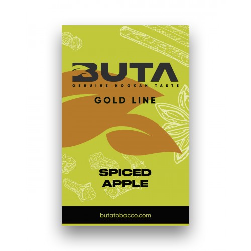 Купити тютюн для кальяну Buta Spiced Apple Gold Line (Пряне Яблуко) 50гр