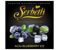 Тютюн Serbetli Ice Acai Blueberry (Асаі Чорниця Лід) 100 гр