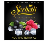 Тютюн Serbetli Ice Acai Raspberry (Айс Асаi Малина) 100 грам