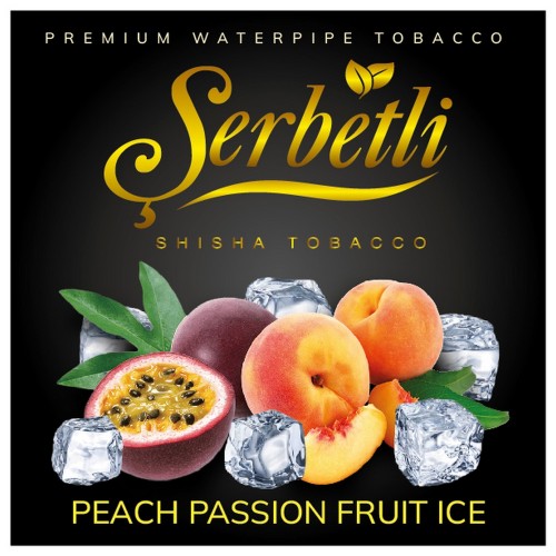 Табак Serbetli Peach Maracuja Ice (Лед Персик Маракуйя) 100 гр