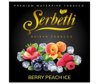 Табак Serbetli Berry Peach Ice (Айс Ягоды Персик) 100 грамм