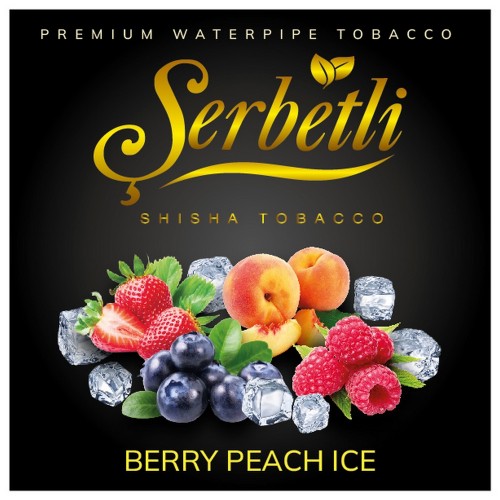 Табак Serbetli Berry Peach Ice (Айс Ягоды с Персиком) 100 грамм