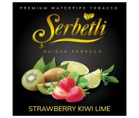 Тютюн Serbetli Strawberry Kiwi Lime (Полуниця Ківі Лайм) 100 гр