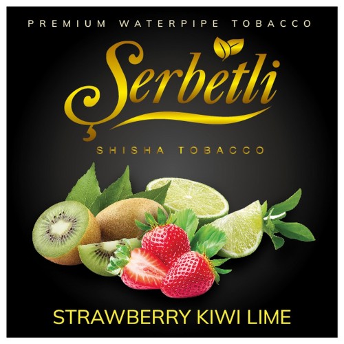 Табак Serbetli Strawberry Kiwi Lime (Клубника Киви Лайм) 100 гр