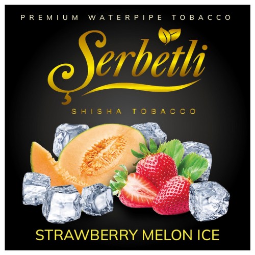 Тютюн Serbetli Ice Strawberry Melon (Щербетлі Полуниця Диня Лід) 100 грам