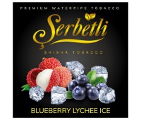 Тютюн Serbetli Blueberry Lychee Ice (Айс Лічі Чорниця) 100 гр