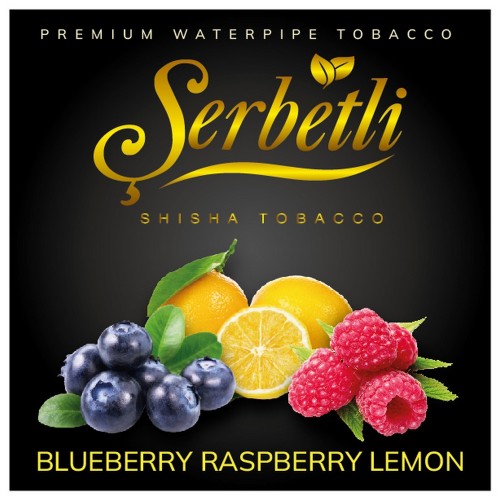 Тютюн Serbetli Blueberry Raspberry Lemon (Чорниця Малина Лимон) 100 гр