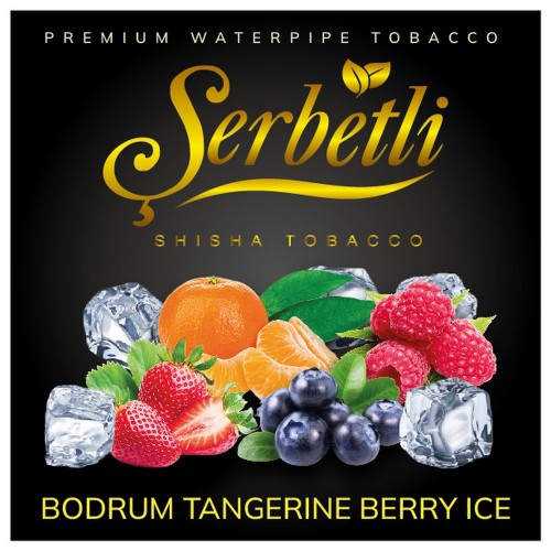 Табак Serbetli Bodrum Tangerine Berry Ice (Мандарин Ягоды Айс) 100 гр