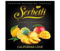Табак Serbetli California Love (Ананас Лимон Манго) 100 грамм