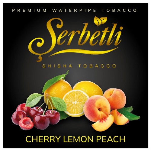 Тютюн Serbetli Cherry Lemon Peach (Вишня Лимон Персик) 100 гр