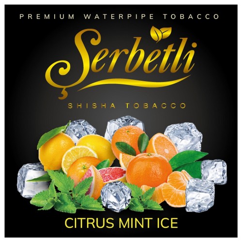 Табак Serbetli Citrus Mint Ice (Щербетли Цитрус Мята Лёд) 100 грамм