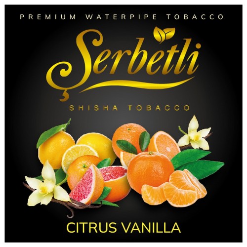 Тютюн Serbetli Citrus Vanilla (Цитрус Ваніль) 100 гр