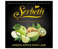 Тютюн Serbetli Green Apple Kiwi Lime (Яблуко Ківі Лайм) 100 гр