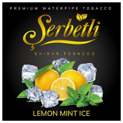 Тютюн для кальяну Serbetli Ice Lemon Mint (Лимон М'ята Лід) 100 грам