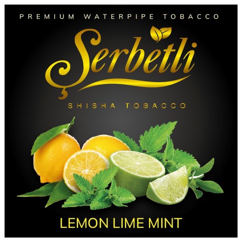 Тютюн Serbetli Lemon Lime Mint (Лимон Лайм М'ята) 100 гр