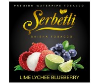 Тютюн Serbetli Lime Lychee Blueberry (Лайм Лiчi Чорниця) 100 грам